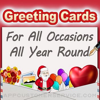 Greeting Cards App - Unlimited Customer Service