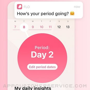 Flo Period & Ovulation Tracker iphone image 1
