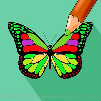 Butterfly Color - Coloring Book for Stress Relief Customer Service