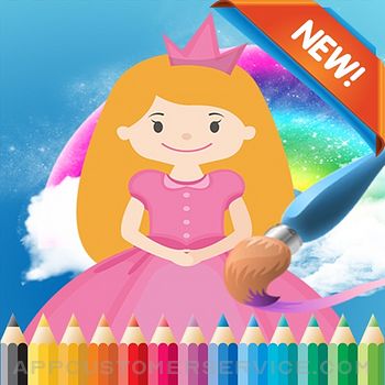 Princess Cartoon Paint and Coloring Book Learning Skill - Fun Games Free For Kids Customer Service