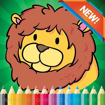 Coloring Book games free for children age 1-10: These cute animal lion coloring pages provide hours of fun activities Customer Service