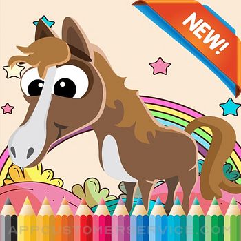 My Pony Coloring Book for children age 1-10: Games free for Learn to use finger while coloring with each coloring pages Customer Service