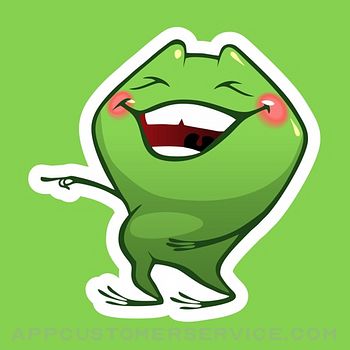 Crazy Frog Sticker Emoticons Customer Service