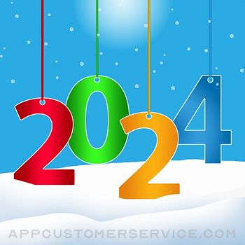 Happy New Year Stickers 2024 Customer Service