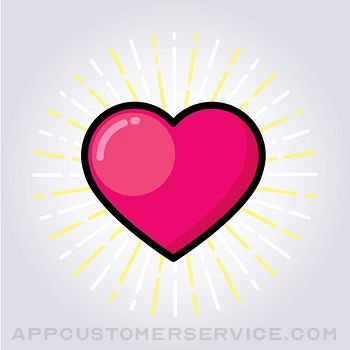 Pink Valentine Love Sticker Customer Service