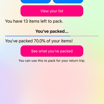 travel checklist app free iphone