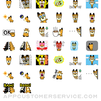 TF-Dog Animation 6 Stickers ipad image 2