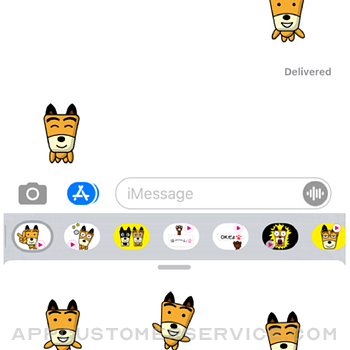 TF-Dog Animation 5 Stickers iphone image 1