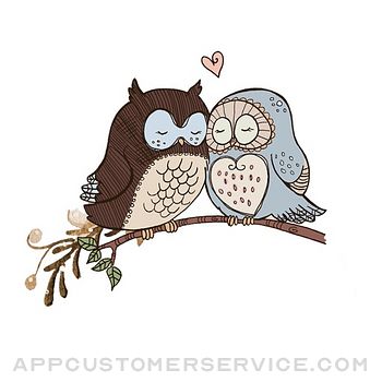 owl Cute sticker Customer Service