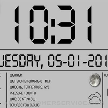 LCD Weather Clock Customer Service