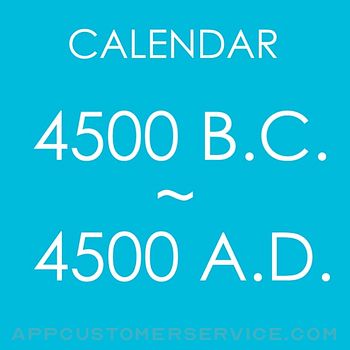 Calendar : 4500 BC to 4500 AD Customer Service