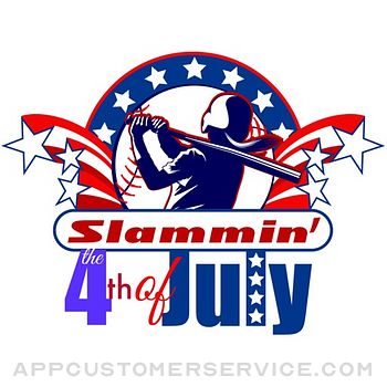 Softball 4th of July Stickers Customer Service