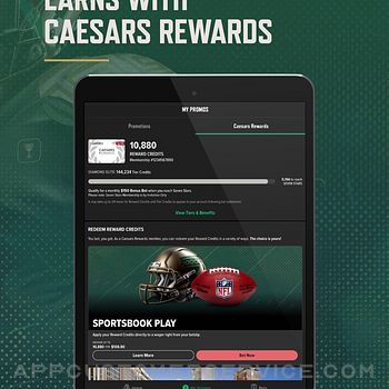 Caesars Sportsbook ipad image 4