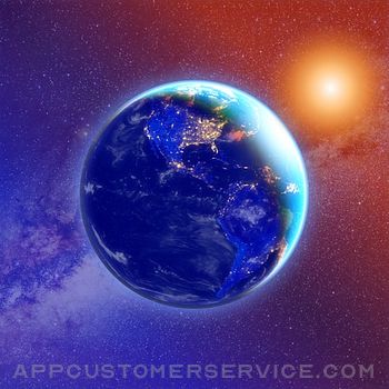 3D Earth & moon, sun and stars Customer Service