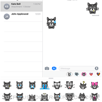 BE-Cat Animation 1 Stickers ipad image 1