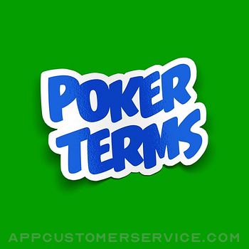 Poker Terms Sticker Pack Customer Service