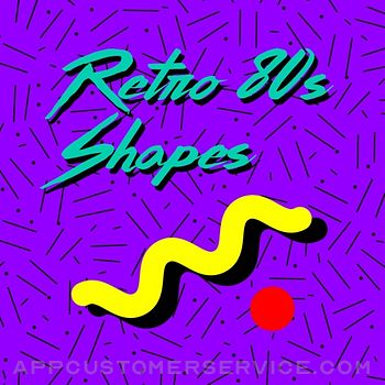 Retro 80s Shapes Customer Service