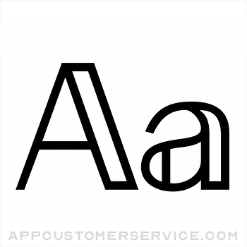 Fonts Customer Service