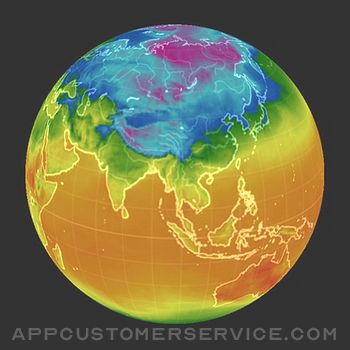 3D Global Temperature Map Customer Service