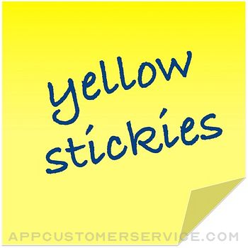 yellow stickies Customer Service