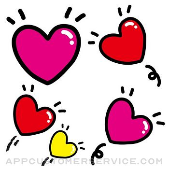 Download Hearts 4 Stickers App