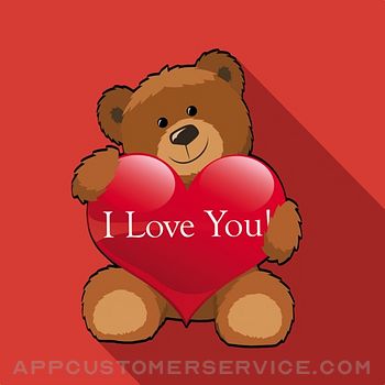 Teddy Valentine Bear Stickers Customer Service