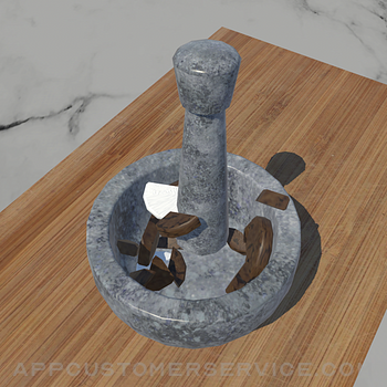 Mortar and Pestle 3D ipad image 3