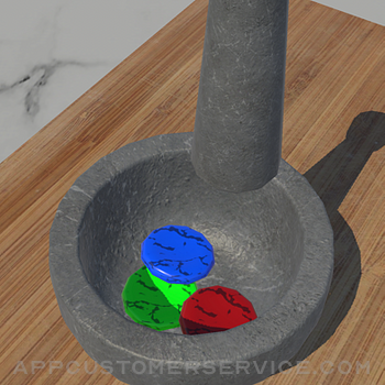 Mortar and Pestle 3D iphone image 2