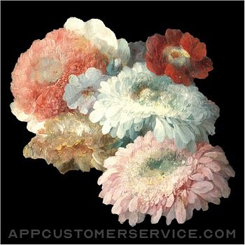 Vintage floral art stickers Customer Service
