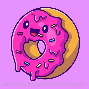 Animated Donut Emojis Customer Service