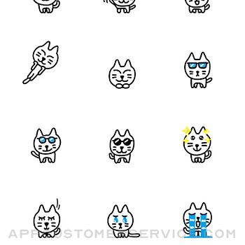 SHIROTAMA Cat Sticker iphone image 1