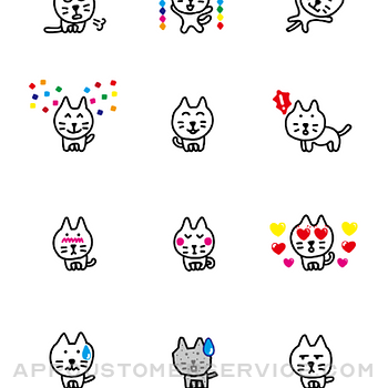 SHIROTAMA Cat Sticker iphone image 2