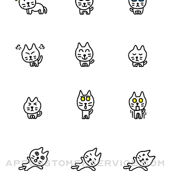SHIROTAMA Cat Sticker iphone image 3