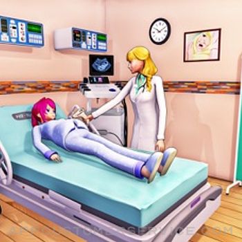 Anime Pregnant Mother Baby Sim iphone image 1