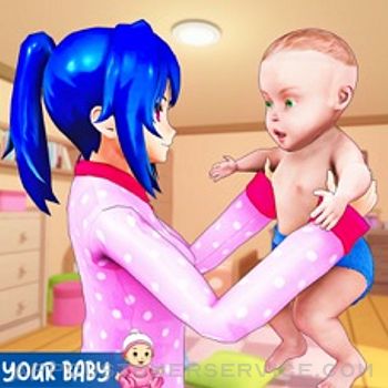 Anime Pregnant Mother Baby Sim iphone image 4