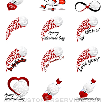 Golf Valentines iphone image 1