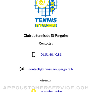 ASSP Tennis App iphone image 1