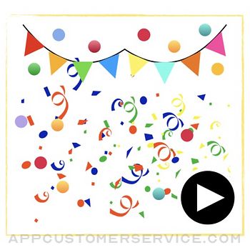 Confetti celebrations stickers Customer Service