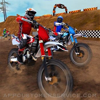 Dirt Bike Rider Motocross Race Customer Service
