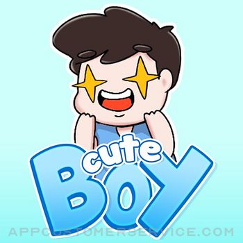 Cute Boy Emoji Stickers Customer Service