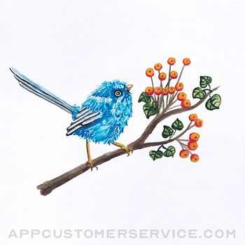 Download Watercolor Cute Birds Stickers App