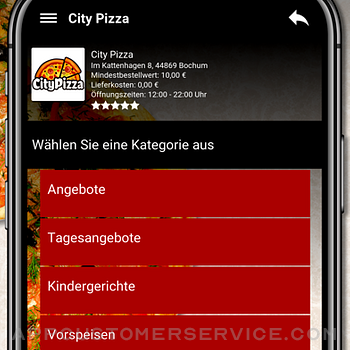 City Pizza Bochum iphone image 4