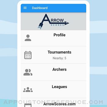 Arrow Scores Portal App ipad image 1