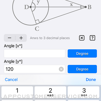 Tangent Lines to Circles Calc iphone image 2
