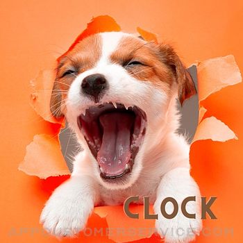 Dog Clock app.digital cute Customer Service