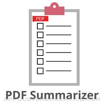 PDF Summarizer Customer Service
