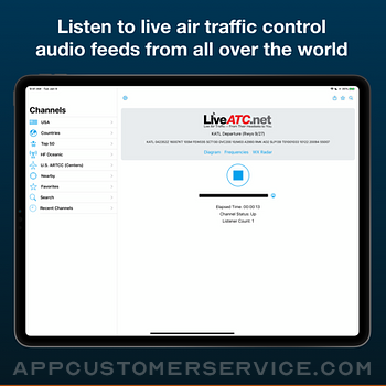 LiveATC Air Radio ipad image 1