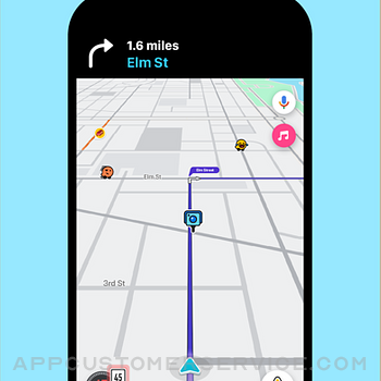 Waze Navigation & Live Traffic iphone image 4