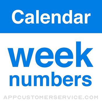Week Numbers - Calendar Weeks Customer Service