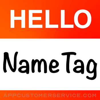 Hello Name Tag Customer Service